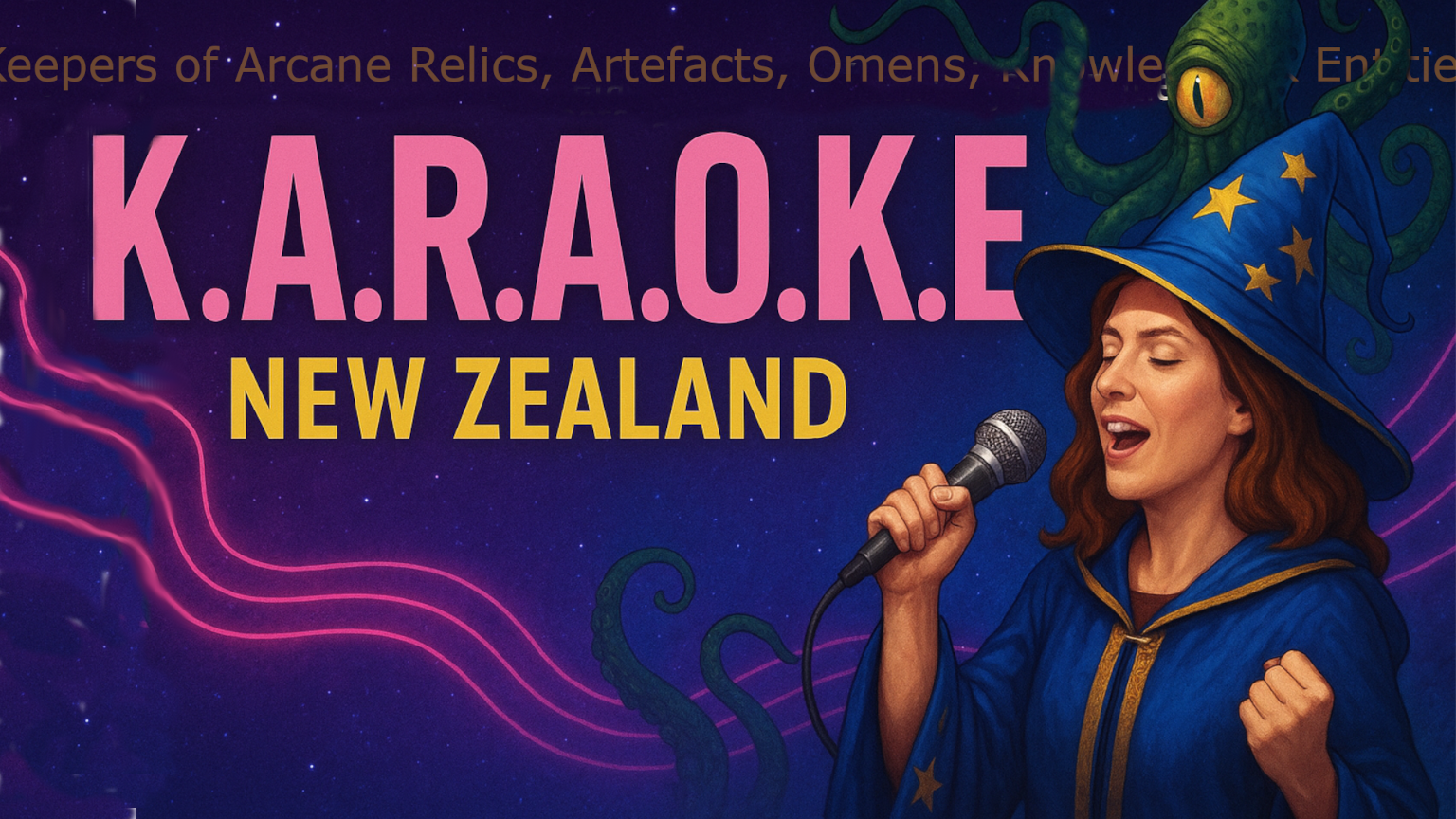 KARAOKE New Zealand Banner